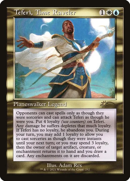Teferi, Time Raveler, Magic card SLD 252 — Secret Lair Drop set