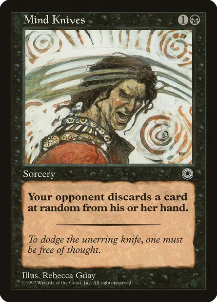 Mind Knives, Magic card POR 100 — Portal set