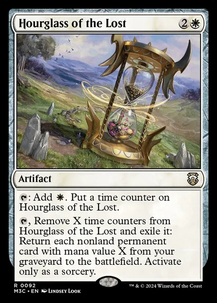 Hourglass of the Lost, Magic card M3C 92 — Modern Horizons 3 Commander set