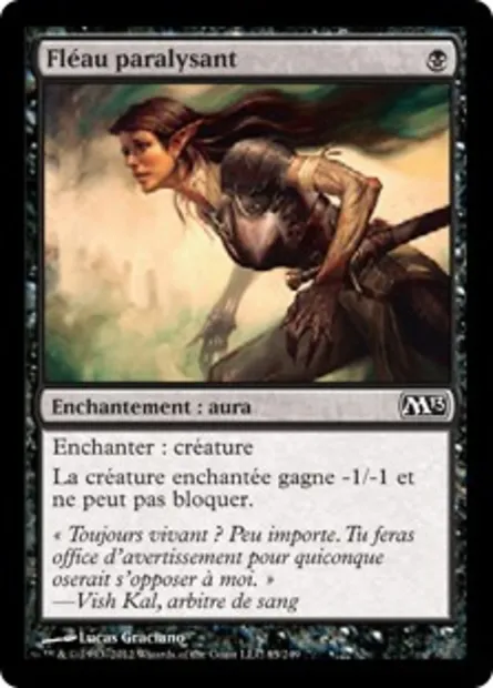 Fléau paralysant, carte Magic M13 85 — extension Magic 2013