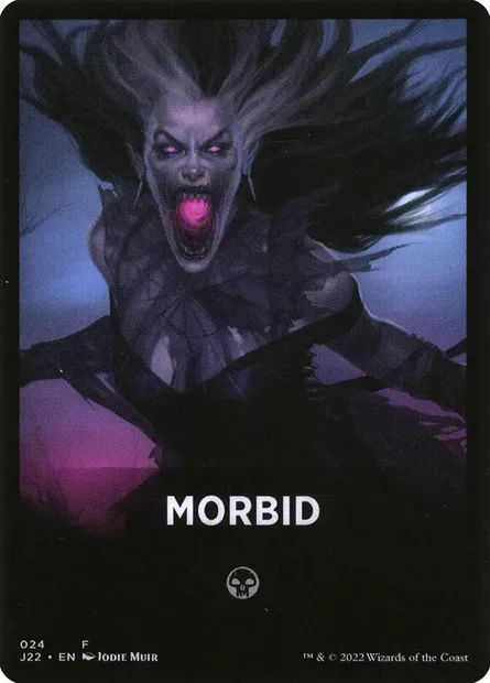 Morbid, Magic card FJ22 24 — Jumpstart 2022 Front Cards set