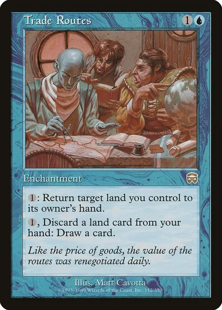 Trade Routes, Magic card MMQ 112 — Mercadian Masques set