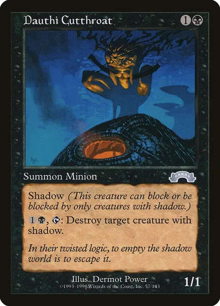 Dauthi Cutthroat, Magic card EXO 57 — Exodus set