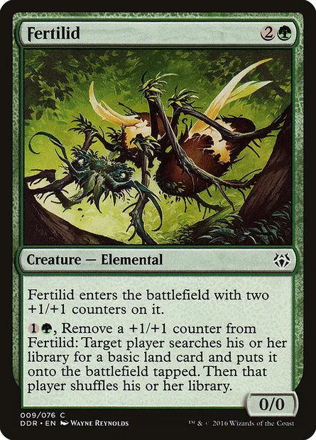 Fertilid, Magic card DDR 9 — Duel Decks: Nissa vs. Ob Nixilis set