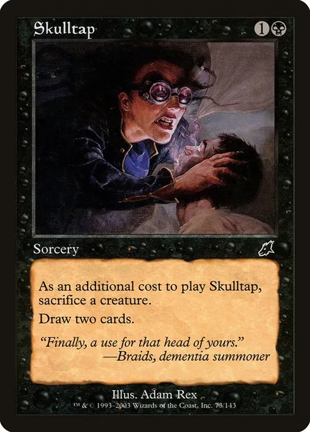 Skulltap, Magic card SCG 73 — Scourge set