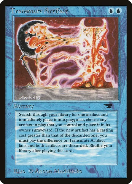 Transmute Artifact, carte Magic ATQ 14 — extension Antiquities