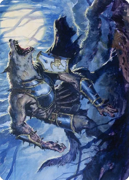 Moonrage Brute // Moonrage Brute, carte Magic AMID 14 — extension Midnight Hunt Art Series