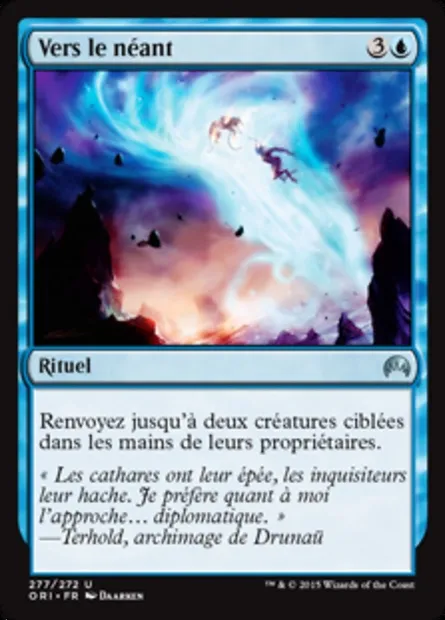Vers le néant, carte Magic ORI 277 — extension Magic Origines