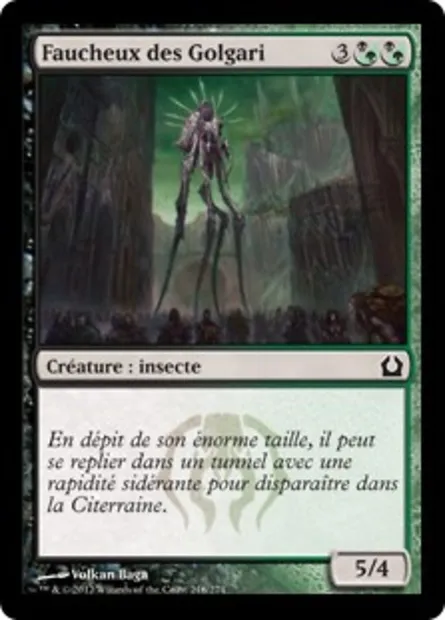 Faucheux des Golgari, carte Magic RTR 216 — extension Retour à Ravnica