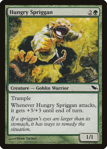 Hungry Spriggan, Magic card SHM 120 — Shadowmoor set