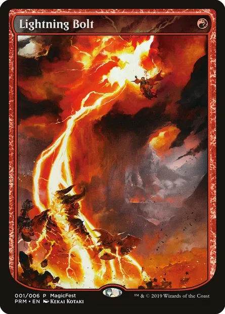 Foudre, carte Magic PF19 1 — extension MagicFest 2019