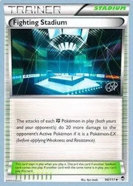 Fighting Stadium, Pokémon card WCD15 090-2 — World Championship Decks 2015 set