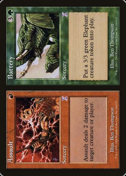 Assault // Battery, carte Magic TSB 106 — extension Time Spiral Timeshifted