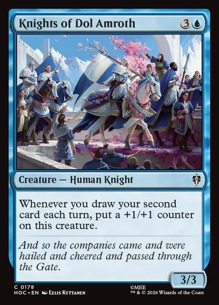 Knights of Dol Amroth, Magic card HOC 178 — The Hobbit Eternal set