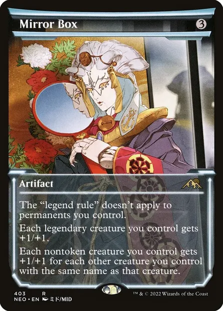 Mirror Box, Magic card NEO 403 — Kamigawa: Neon Dynasty set