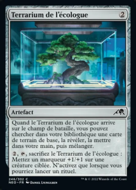 Terrarium de l'écologue, carte Magic NEO 246 — extension Kamigawa: La Dynastie Néon