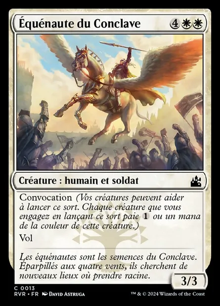 Équénaute du Conclave, carte Magic RVR 13 — extension Ravnica Remastered