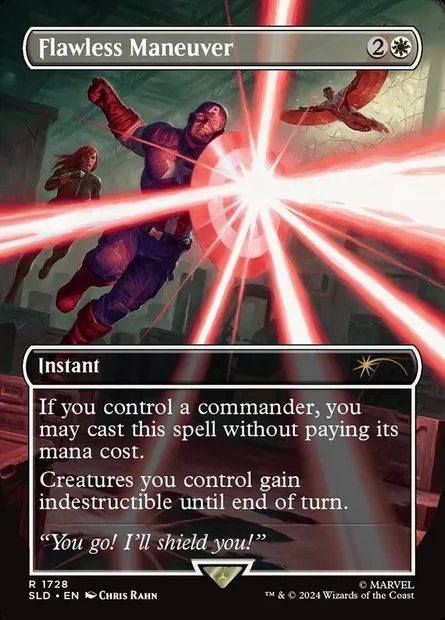 Manœuvre irréprochable, carte Magic SLD 1728 — extension Secret Lair Drop