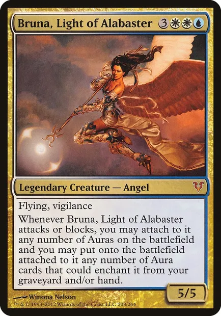 Bruna, Lumière d'albâtre, carte Magic PHEL 208 — extension Open the Helvault