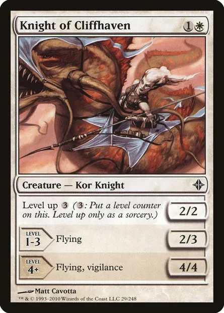 Knight of Cliffhaven, Magic card ROE 29 — Rise of the Eldrazi set