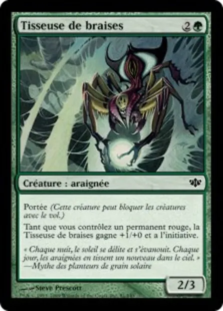 Tisseuse de braises, carte Magic CON 81 — extension Conflux