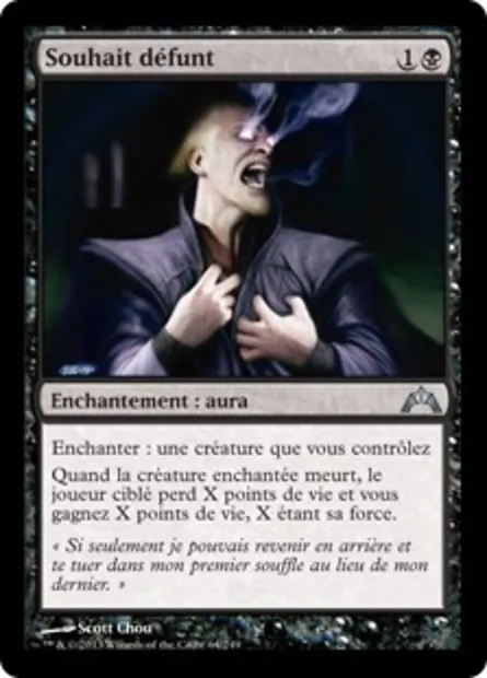 Souhait défunt, carte Magic GTC 64 — extension Insurrection