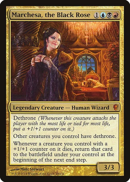 Marchesa, the Black Rose, Magic card CNS 49 — Conspiracy set