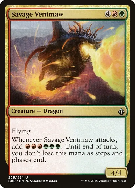 Savage Ventmaw, Magic card BBD 229 — Battlebond set