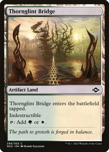 Thornglint Bridge, Magic card MH2 258 — Modern Horizons 2 set