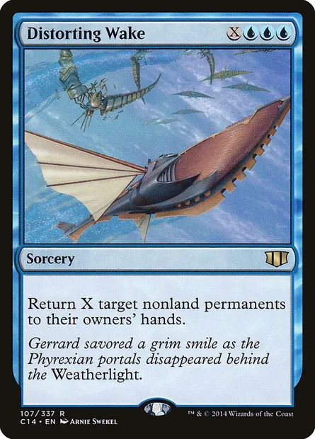 Distorting Wake, Magic card C14 107 — Commander 2014 set