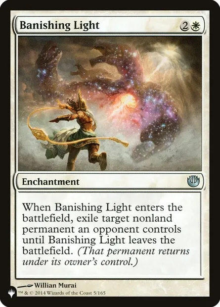 Banishing Light, Magic card PLST JOU-5 — The List set