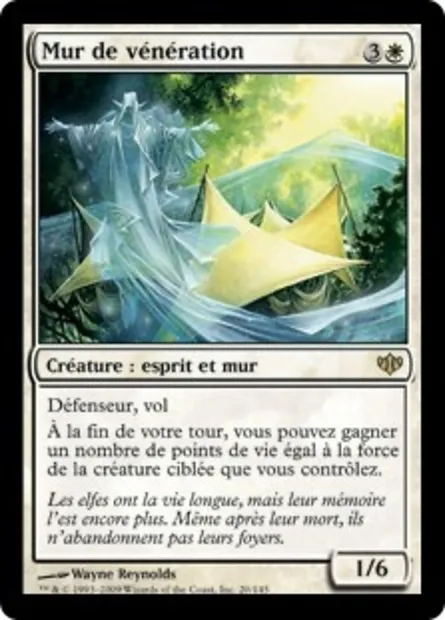 Mur de vénération, carte Magic CON 20 — extension Conflux
