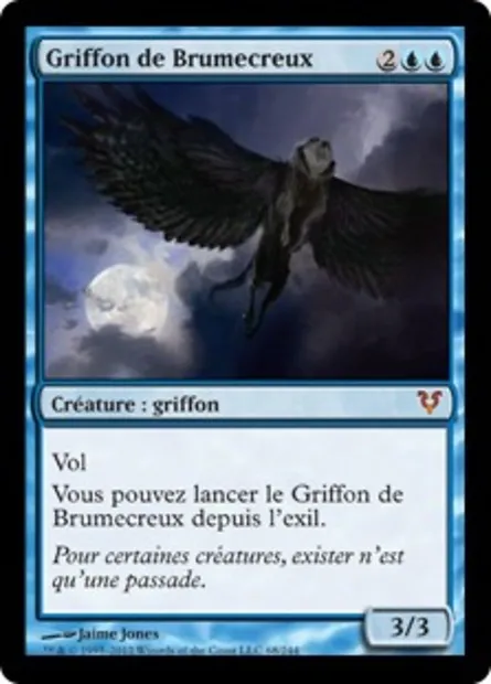 Griffon de Brumecreux, carte Magic AVR 68 — extension Avacyn ressuscitée