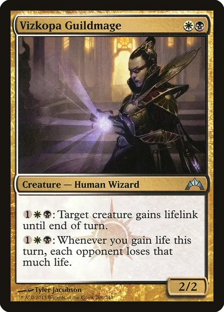 Vizkopa Guildmage, Magic card GTC 206 — Gatecrash set