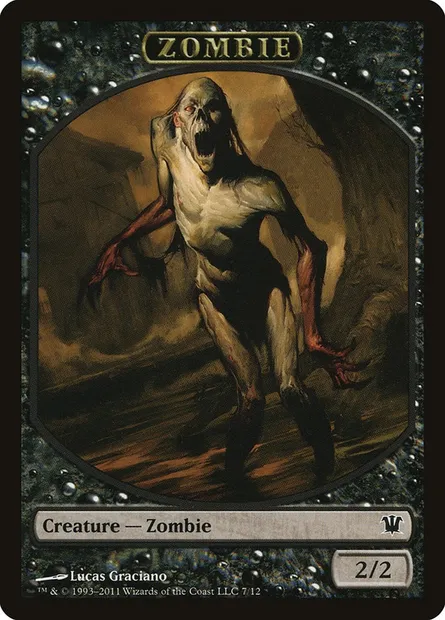 Zombie, Magic card TISD 7 — Innistrad Tokens set