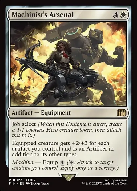 Machinist's Arsenal, Magic card FIN 23 — Final Fantasy set
