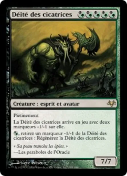 Déité des cicatrices, carte Magic EVE 118 — extension Coucheciel