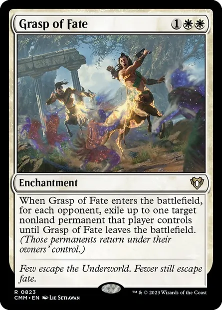 Grasp of Fate, Magic card CMM 823 — Commander Masters set