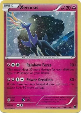 Xerneas, carte Pokémon TDX 107 — extension Theme Deck & Blisters Exclusives