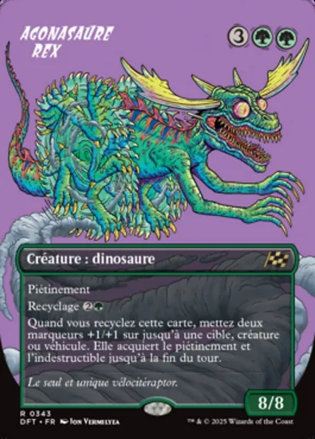 Agonasaure Rex, carte Magic DFT 343 — extension Aetherdrift