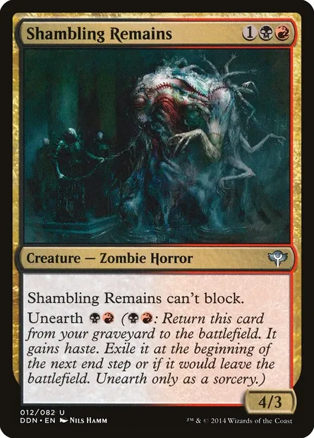 Shambling Remains, Magic card DDN 12 — Duel Decks: Speed vs. Cunning set
