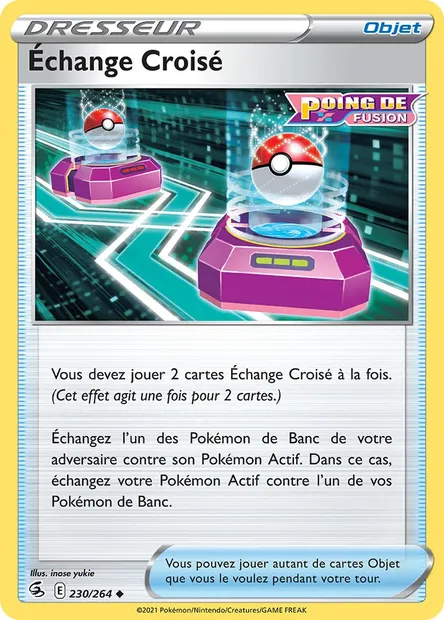 Échange Croisé, carte Pokémon FST 230 — extension Poing de Fusion