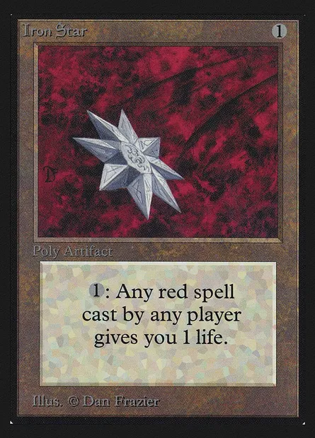 Iron Star, Magic card CEI 251 — Intl. Collectors' Edition set