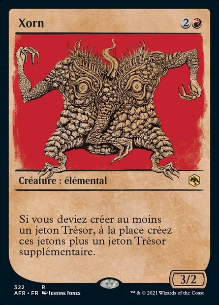 Xorn, carte Magic AFR 322 — extension Forgotten Realms: Aventures dans les Royaumes Oubliés