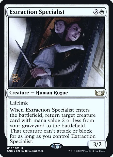 Extraction Specialist, Magic card PSNC 12s — Streets of New Capenna Promos set