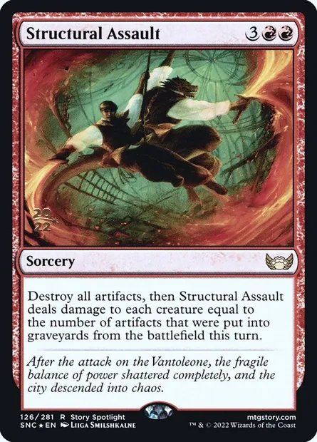 Structural Assault, Magic card PSNC 126s — Streets of New Capenna Promos set