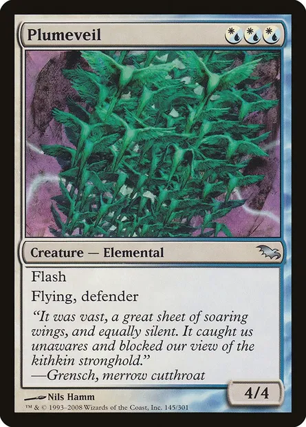 Plumeveil, Magic card SHM 145 — Shadowmoor set