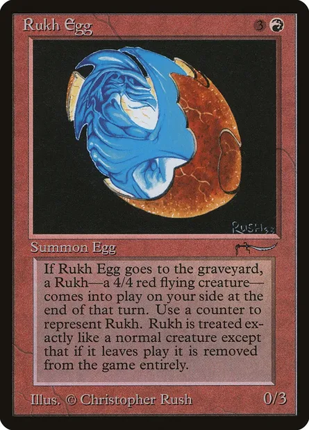 Rukh Egg, Magic card ARN 43 — Arabian Nights set