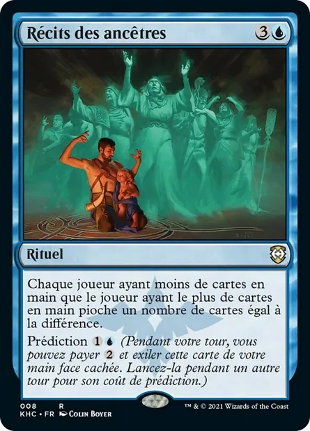 Récits des ancêtres, carte Magic KHC 8 — extension Kaldheim Commander