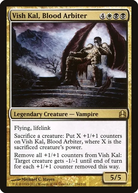 Vish Kal, Blood Arbiter, Magic card CMD 234 — Commander 2011 set